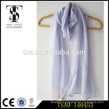 popular choice polyester mix wool nylon solid color scarf winter necessity top style accessories
